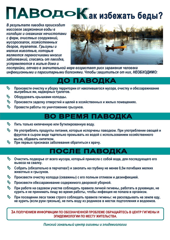 ПАВОДОК. КАК ИЗБЕЖАТЬ БЕДЫ?