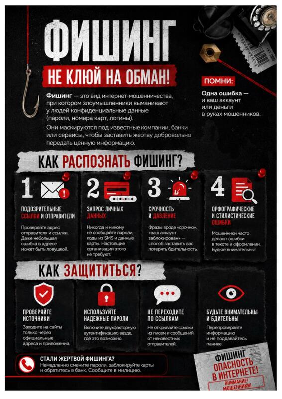 ВИШИНГ - НЕ ОТВЕЧАЙ НА ОБМАН